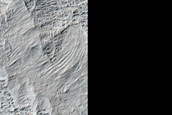 Landforms in Memnonia Sulci