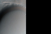 Crater in Deltoton Sinus