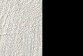 Crater with Glacier Fill and Eroded Wall