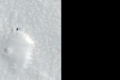 Monitor Exposed Ice in Impact Site