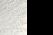 Mid-Latitude Crater with Steep Slopes