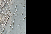Protruding Ridges in Clay-Rich Terrain in Noachis Terra