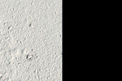 Candidate Recent Impact Site