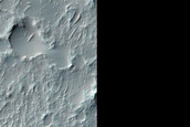 Phyllosilicate-Rich Terrain in Terra Cimmeria Crater 