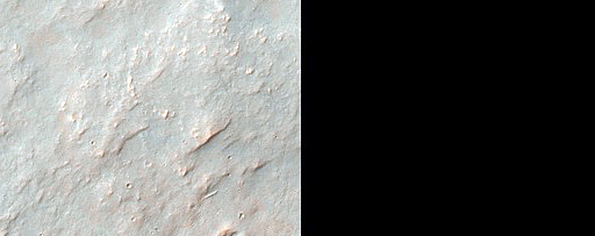 Ejecta Northwest of Hellas Planitia