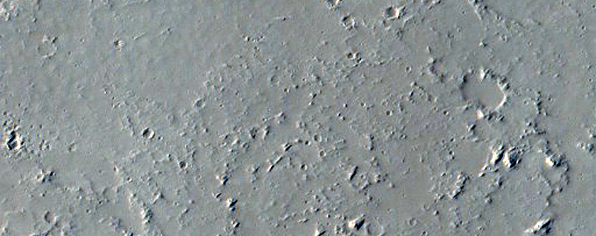Candidate Recent Impact Site