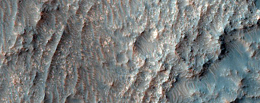 Rocky Crater Floor North of Gorgonum Chaos