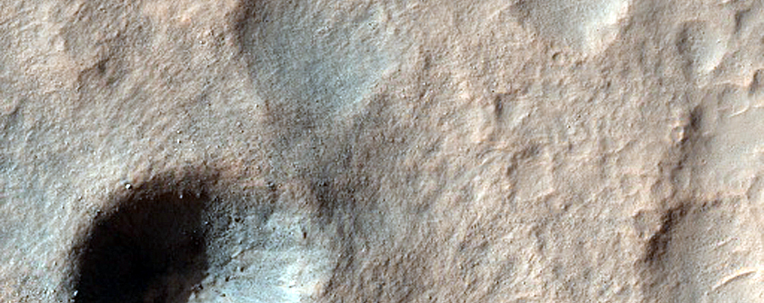 Very Recent Small Impact Crater in Terra Sabaea