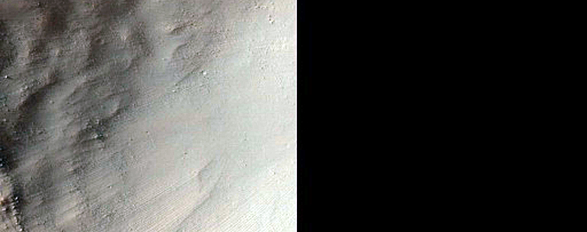 Crater North of Hellas Planitia