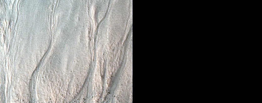 Gullies and Dunes on Floor of Lyot Crater