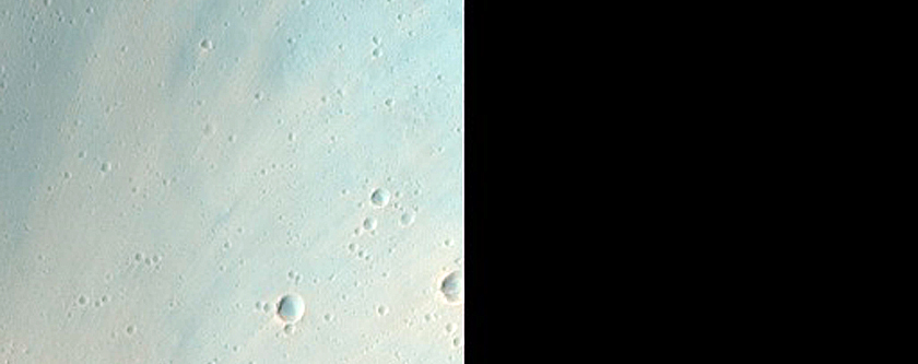 Clays Exposed around Crater near Vedra Valles