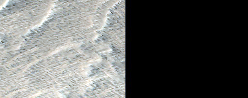 Slopes South of New 25-M Crater