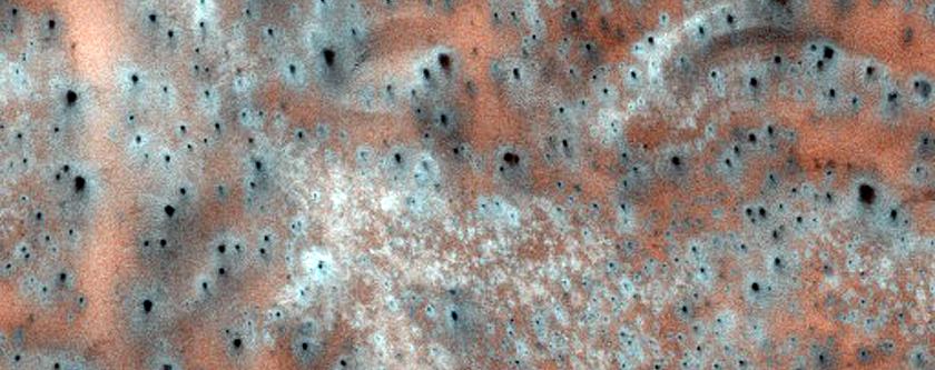 Dunes in Charlier Crater