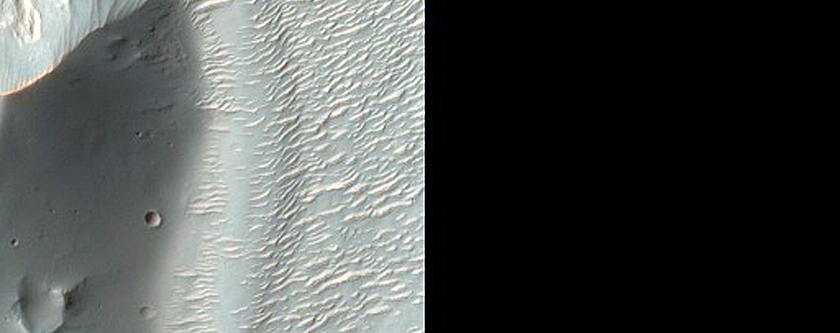 Hillslope Morphologies near Holden Crater