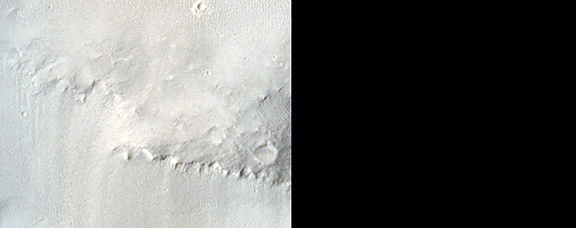 Offshoot Valley from Al-Qahira Vallis