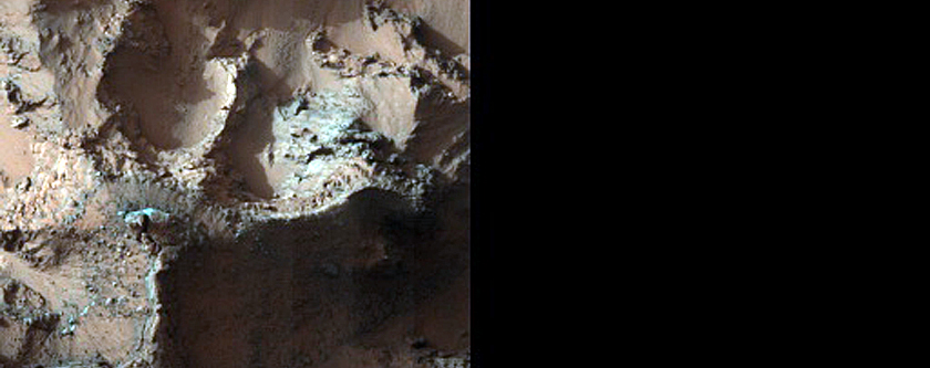 Gullies in Asimov Crater
