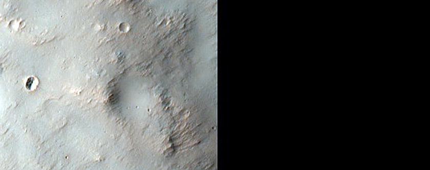 Channel near Huygens Crater
