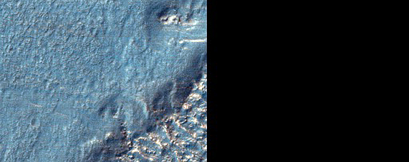 Fan in Lohse Crater