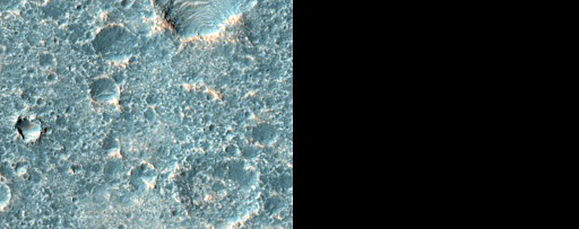 Dark Material in West Arabia Terra