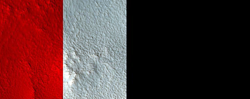 Start of Channels in Moreux Crater