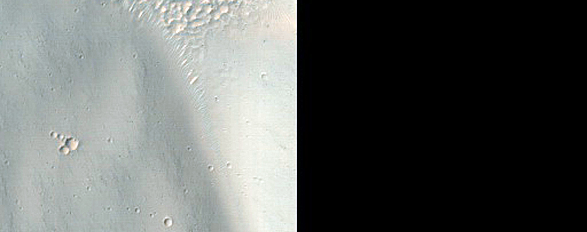 Crater off Northwestern Rim of Greeley Crater