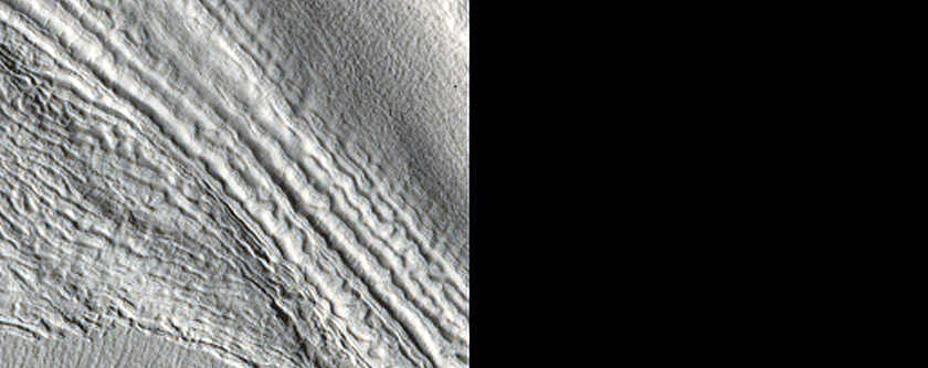 Lineated Valley Fill in Coloe Fossae 