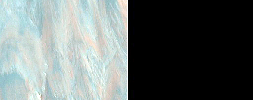 Monitor Slopes on Ridge in Coprates Chasma