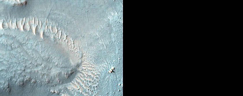 Tracking Gully and Dune Changes in Crater East of Proctor Crater