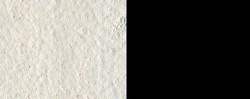 Lava Embaying Highlands Ridge in Elysium Planitia