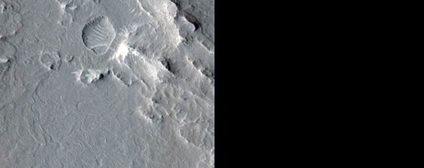 Ridges West of Vernal Crater