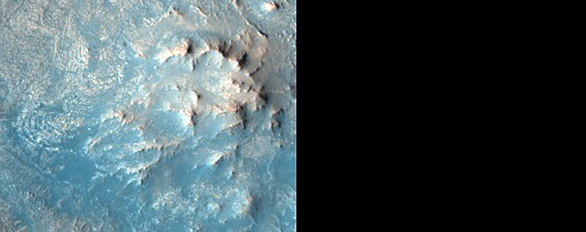 Isolated Dunes and Sand Patches Northeast of Syrtis Major Planum