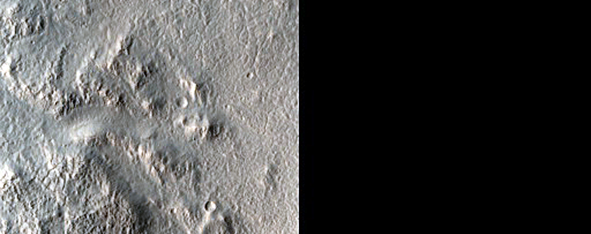 Tilted Layers East of Hellas Planitia