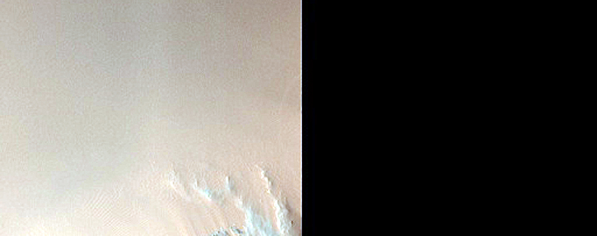 Monitor Hill in Ganges Chasma