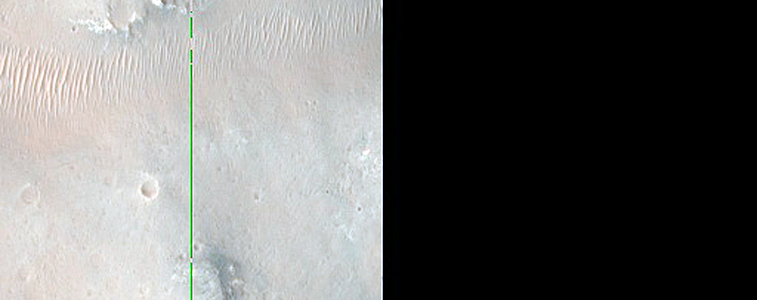 Pits and Ridges in Crater Floor