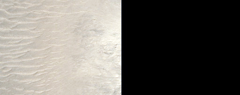 Hillslope Morphologies near Du Martheray Crater