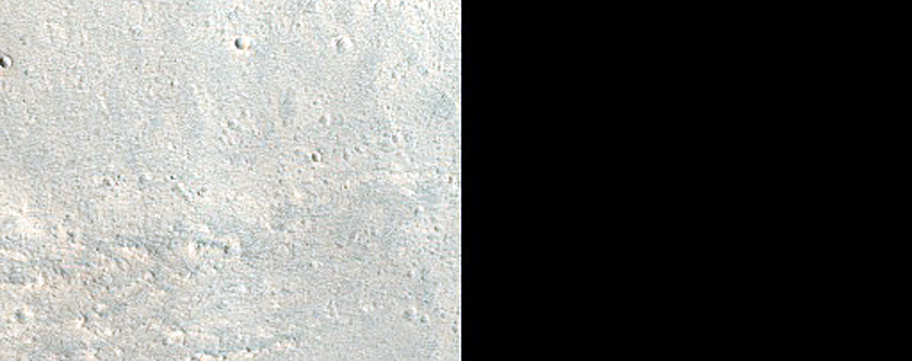 Crater Ejecta Sample near Mawrth Vallis
