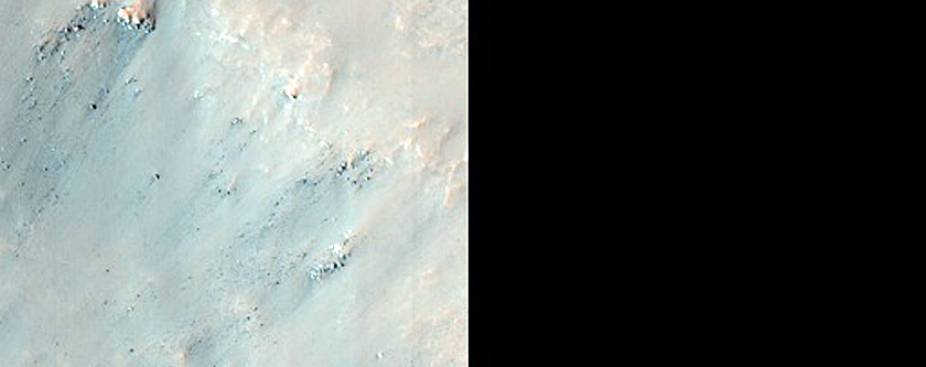 Exposed Units in Crater Wall in Oxia Planum