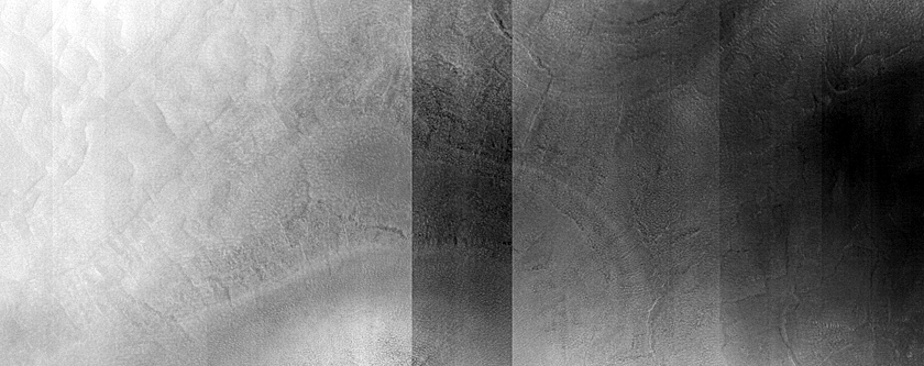 Center of Complex Impact Crater in Northern Plains