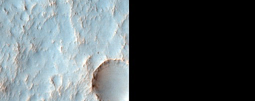 Terra Cimmeria Crater Phyllosilicate-Rich Ejecta