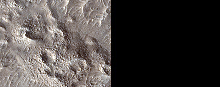 Cratered Cones of Olympus Mons Aureole