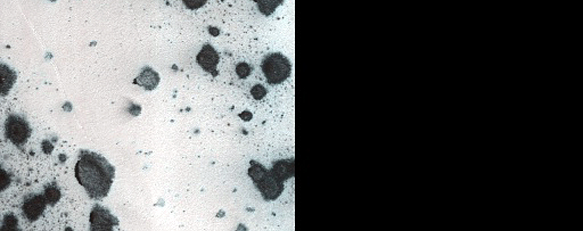Wegener Crater Dunefield