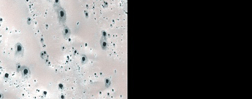 Dunes in Charlier Crater