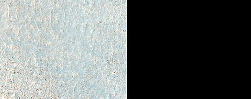 Terrain between Two Craters in Southeast Noachis Terra
