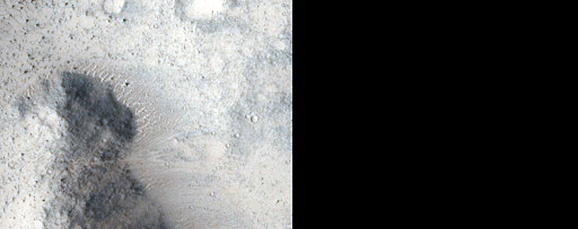 Crater with Bright Ejecta