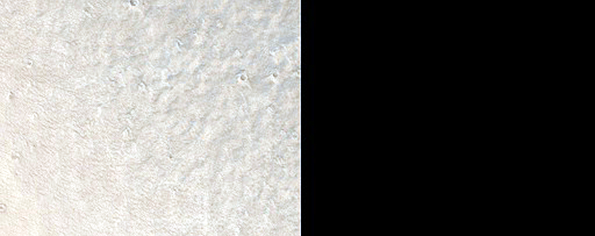 Dark Rimless Pits in Tharsis Region