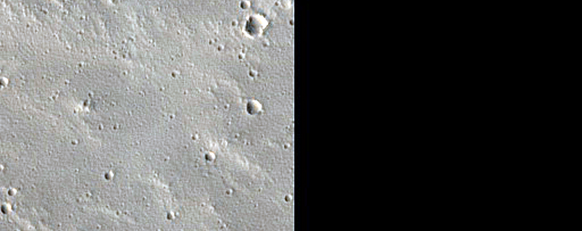 Wind Streak Monitoring Site Northwest of Uranius Tholus