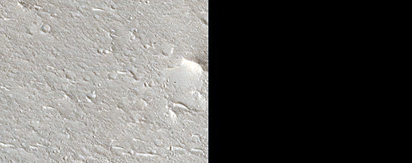 Fresh Small Crater West of Elysium Mons