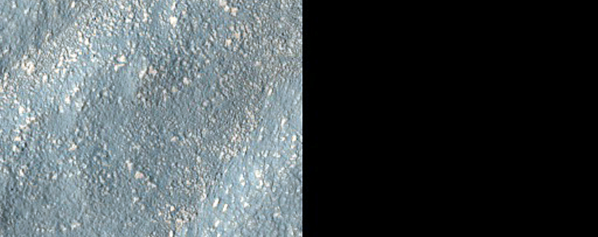 Stream Channels Emanating from Crater Fill
