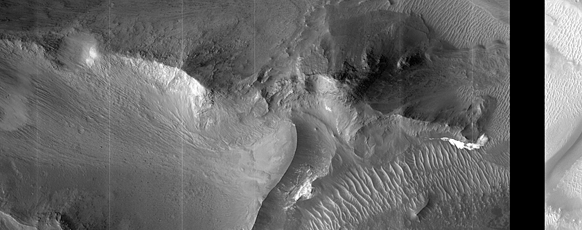 Juventae Chasma Interior Deposit Layers