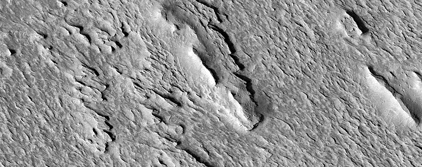 Terrain Sample in Aeolis Planum